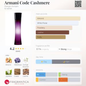 تستر اورجینال عطر جورجیو آرمانی کد کشمیر | Giorgio Armani Armani Code Cashmere Tester
