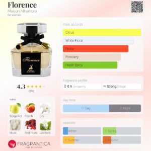 عطر الحمبرا فلورنس (مشابه گوچی فلورا) | Alhambra Florence