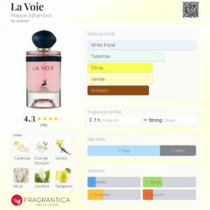 عطر الحمبرا لا ووی (مشابه جورجیو آرمانی مای وی) | Alhambra La Voie